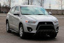 Mitsubishi ASX 2010-2023 Parabulloni WT002 Nero (Acciaio Inox) foto 1