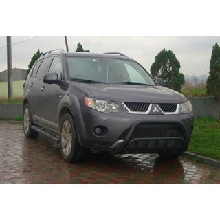 Parabulloni WT002 Nero (Acciaio Inox) Mitsubishi Outlander 2006-2012 foto 1