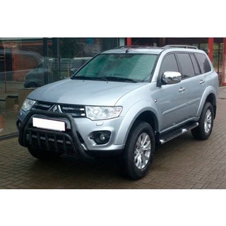 Parabullbar Anteriore WT002 Nero (Acciaio Inox) Mitsubishi Pajero Sport 2008-2015 foto 2