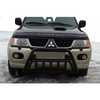 Parabulloni WT002 Nero (Acciaio Inox) Mitsubishi Pajero Sport 1996-2007