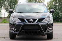 Nissan Qashqai 2014-2021 Parabulloni WT002 Nero (Acciaio Inox) foto 1