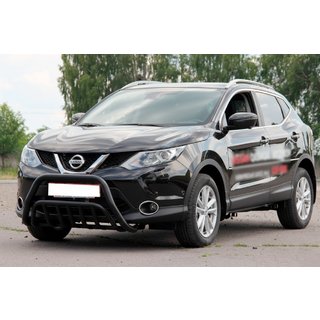 Parabulloni WT002 Nero (Acciaio Inox) Nissan Qashqai 2014-2021 foto 2