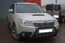 Subaru Forester 2008-2013 Parabulloni WT002 Nero (Acciaio Inox) foto 3