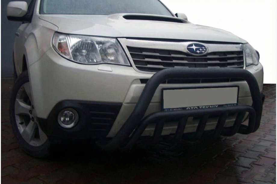 Subaru Forester 2008-2013 Parabulloni WT002 Nero (Acciaio Inox) Image