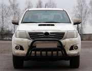 Toyota Hilux 2006-2015 Parabulloni WT002 Nero (Acciaio Inox) foto 1