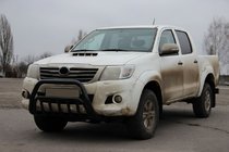 Toyota Hilux 2006-2015 Parabulloni WT002 Nero (Acciaio Inox) foto 3