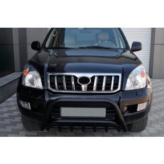 Parabull basso WT002 Nero (Acciaio inox) Toyota Land Cruiser Prado 120 2002-2009 foto 1