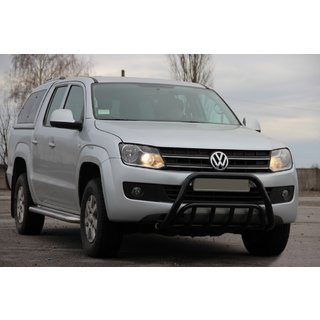 Parabulloni WT002 Nero (Acciaio Inox) Volkswagen Amarok 2010-2022 foto 3