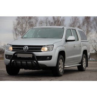 Parabulloni WT002 Nero (Acciaio Inox) Volkswagen Amarok 2010-2022 foto 1