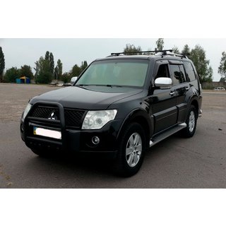 Parabulloni QT007 Nero (Acciaio Inox) Mitsubishi Pajero Wagon III 1999-2006 foto 2