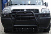 Fiat Doblo I 2001-2005 Parabullbar Anteriore QT007 Nero (Acciaio Inox) foto 1
