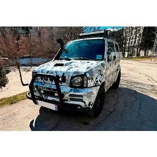 Bull bar QT007-Exclusive Black (con scritta, acciaio inox) foto 1