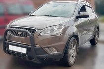 SsangYong Korando 2010-2019 Parabulloni F1-40 Nero (Acciaio Inox) foto 3