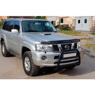 Parabulloni QT007 Nero (Acciaio Inox) Nissan Patrol Y61 1997-2011 foto 3