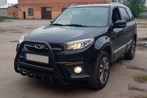 Chery Tiggo 3 2005- Parabulloni WT009 Nero (Acciaio Inox) foto 3