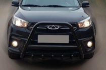 Chery Tiggo 3 2005- Parabulloni WT009 Nero (Acciaio Inox) foto 1