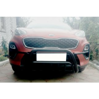 Parabullbar Anteriore WT002 Nero (Acciaio Inox) Kia Sportage 2015-2021