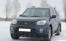 Toyota Rav 4 2001-2005 Parabullbar Anteriore WT002 Nero (Acciaio Inox) foto 2