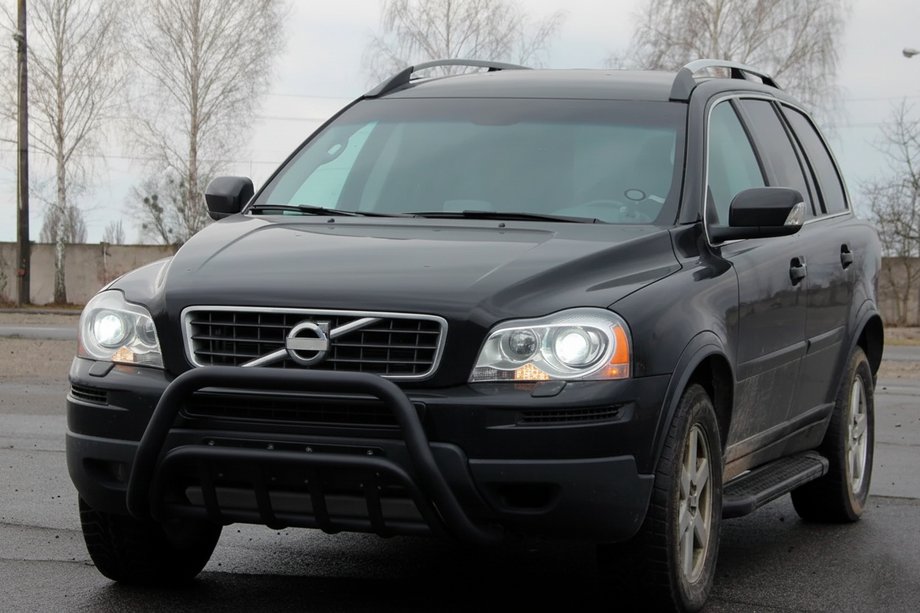 Volvo XC90 2002-2014 Parabullbar Anteriore WT002 Nero (Acciaio Inox) Image