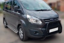 Ford Custom 2013-2022 Parabulloni WT006 F1-55 Nero (Acciaio Inox) foto 1