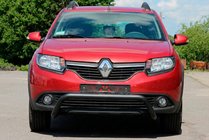 Renault Sandero 2013-2022 Parabullbar Anteriore WT007 Nero (Acciaio Inox) foto 1
