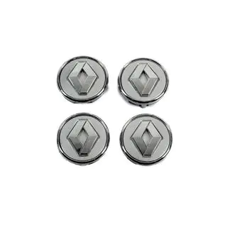Copricerchi grigi con anello 81568GR (57mm a 49mm, set da 4) foto 1