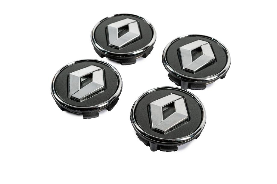 Renault Coprimozzo grafite con anello 81568DRK (57mm a 49mm, set da 4) Foto 2