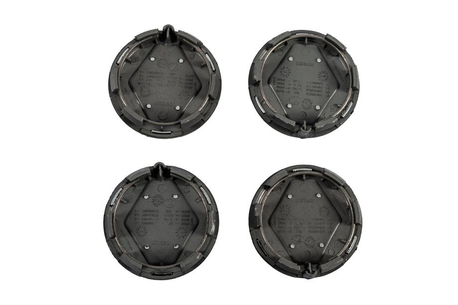 Renault Coprimozzo grafite con anello 81568DRK (57mm a 49mm, set da 4) Foto 3
