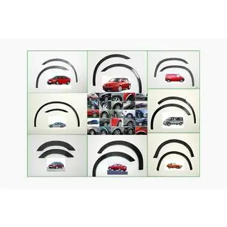 Copriruota / allargatori parafango (HB, 4 pz, neri) Opel Astra H 2004-2013 foto 2