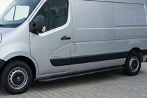 Opel Movano 2010-2021 Pedane Laterali Bosphorus Black (2 pz, Alluminio) foto 1