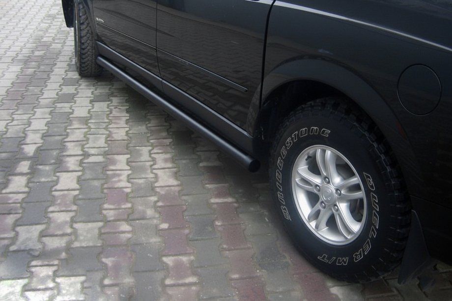 SsangYong Action 2005-2018 Barre Laterali Black (2 pz, acciaio inox) Image