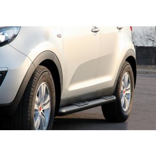 Pedane Laterali Black (2 pz, Acciaio Inox) Kia Sportage 2010-2015 foto 1