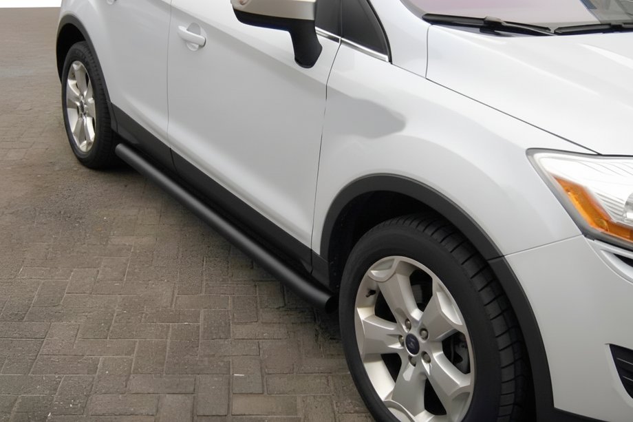 Ford Kuga 2008-2013 Barre Laterali Black (2 pz, Acciaio Inox) Image