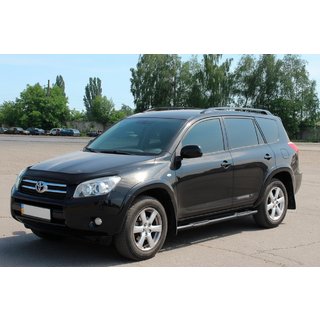 Tubi laterali per base standard Nero (2 pz, acciaio inox) Toyota Rav 4 2006-2013 foto 3