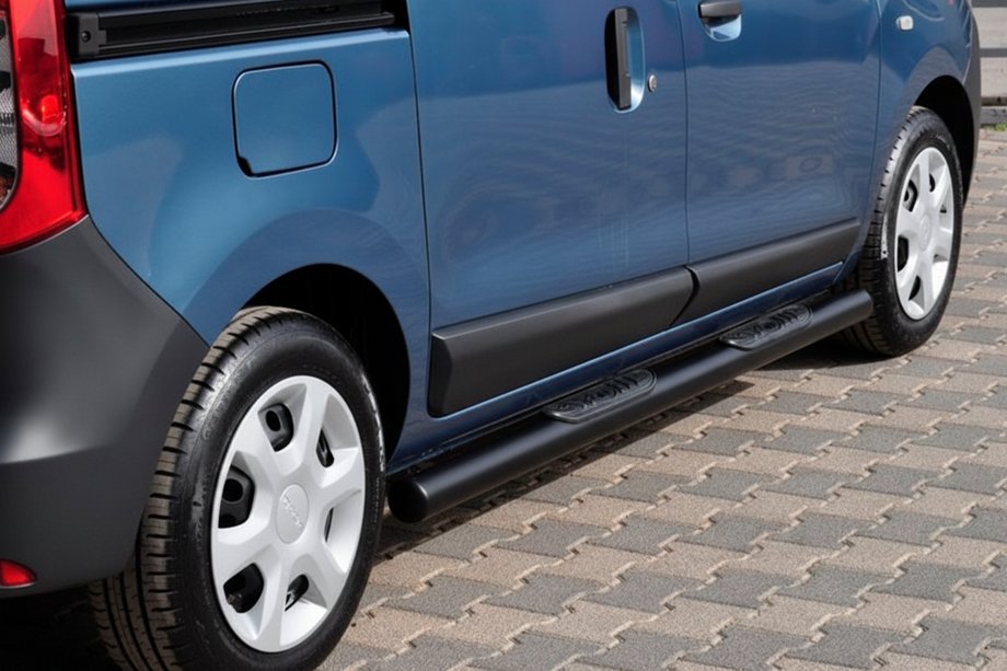 Dacia Dokker 2013-2022 Barre Laterali Black (2 pz, Acciaio Inox) Image