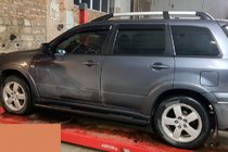 Mitsubishi Outlander 2001-2006 Barre Laterali Black (2 pz, acciaio inox) foto 2
