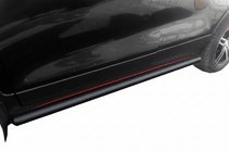 Chevrolet Trax 2012-2023 Barre Laterali Black (2 pz, Acciaio Inox) foto 1