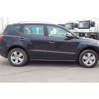 Barre Laterali Black (2 pz, acciaio inox) Geely Emgrand X7 2011- foto 2