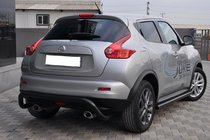 Nissan Juke 2010-2019 Barre Laterali Ø60 Nero (2 pz, Acciaio Inox) foto 3