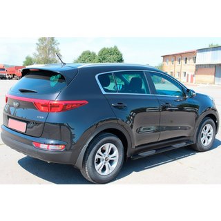 Barre Laterali BB002 Nero (2 pz, Acciaio Inox) Kia Sportage 2015-2021 foto 3