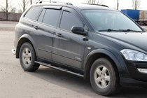 SsangYong Kyron 2005-2014 Barre Laterali BB002 Nero (2 pz, Acciaio Inox) foto 2