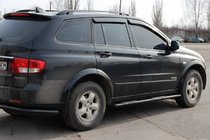 SsangYong Kyron 2005-2014 Barre Laterali BB002 Nero (2 pz, Acciaio Inox) foto 3