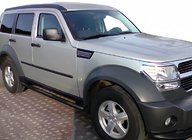 Dodge Nitro 2006-2011 Barre Laterali Black (2 pz, acciaio inox) foto 2