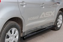 Mitsubishi Eclipse Cross 2017- Barre Laterali BB002 Nero (2 pz, Acciaio Inox) foto 1
