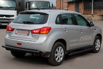Mitsubishi Eclipse Cross 2017- Barre Laterali BB002 Nero (2 pz, Acciaio Inox) foto 3