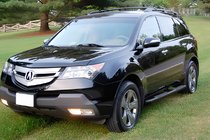 Acura MDX 2007-2013 Barre Laterali Black (2 pz, Acciaio Inox) foto 1