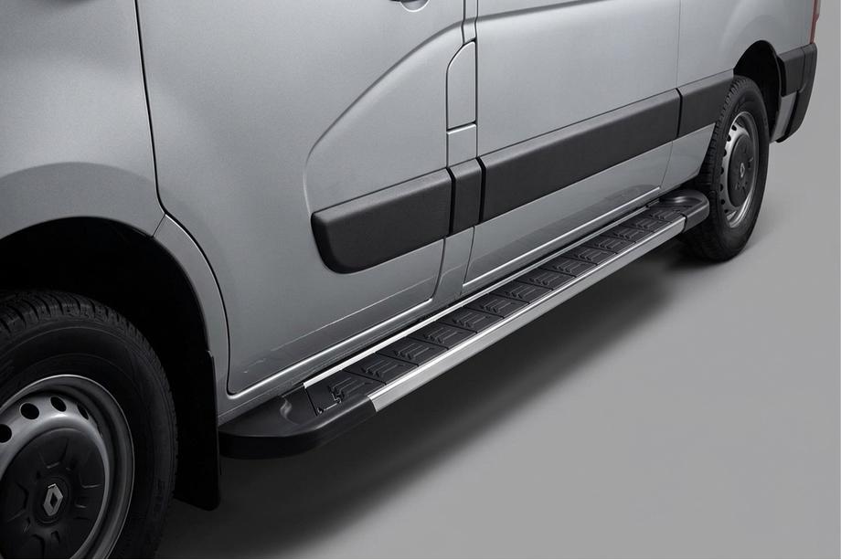 Renault Master 2011-2023 Pedane Laterali RedLine V1 (2 pz, Alluminio) Image