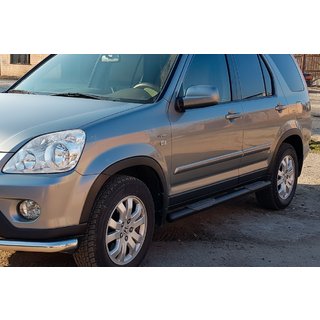 Barre Laterali Black (2 pz, acciaio inox) Honda CRV 2001-2006 foto 2