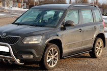 Skoda Yeti 2009-2017 Barre Laterali Black (2 pz, acciaio inox) foto 2