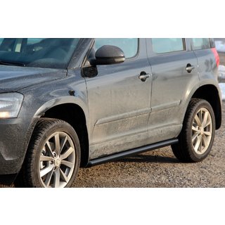 Barre Laterali Black (2 pz, acciaio inox) Skoda Yeti 2009-2017 foto 1